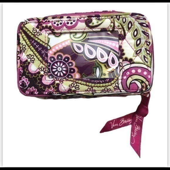 Vera Bradley Pink Paisley Wallet - Picture 2 of 4